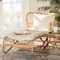 Bali & Pari Delara Modern Bohemian Natural Brown Rattan Chaise 236-12703-ZORO - alternate 3